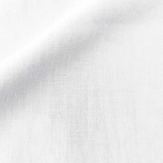 Anaya Home So Soft Linen Bright White Lumbar Pillow 14x40 With Down Insert
