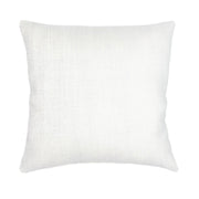 Anaya Home So Soft Linen Bright White Pillow 20x20 With Down Insert