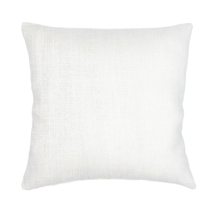 Anaya Home So Soft Linen Bright White Pillow 20x20 With Down Insert