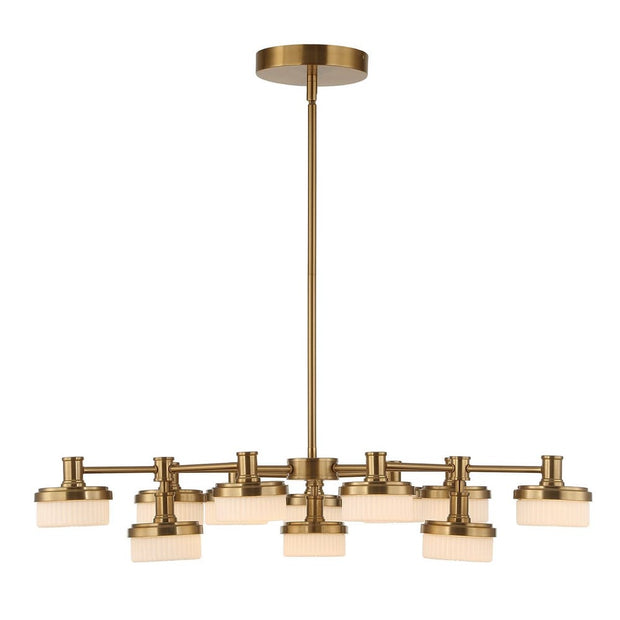 Uttermost Wedge 12 Light LED Chandelier