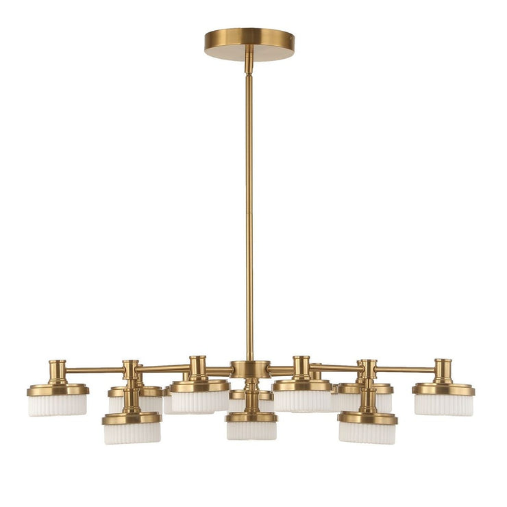 Uttermost Wedge 12 Light LED Chandelier