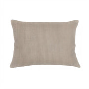 Anaya Home So Soft Linen Rustic Beige Lumbar Pillow 14x20 With Down Insert