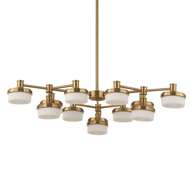 Uttermost Wedge 12 Light LED Chandelier