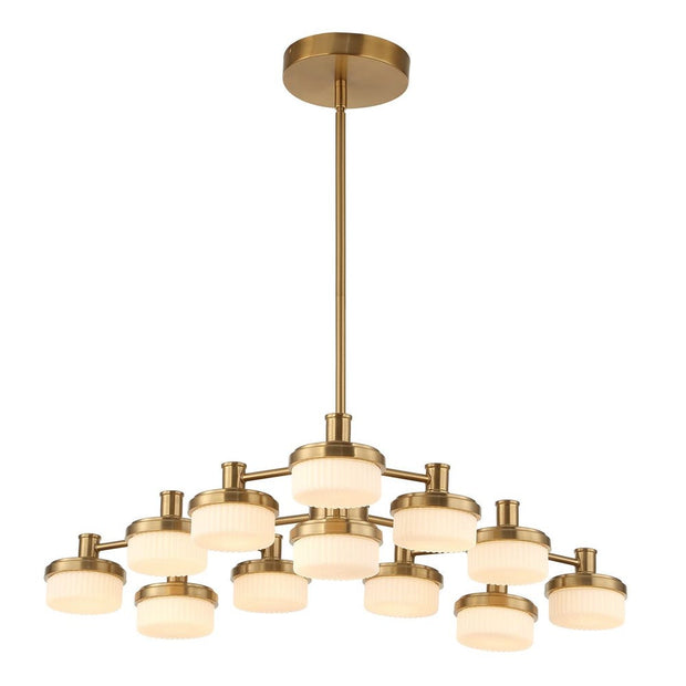 Uttermost Wedge 12 Light LED Chandelier