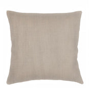 Anaya Home So Soft Linen Rustic Beige Pillow 20x20 With Down Insert