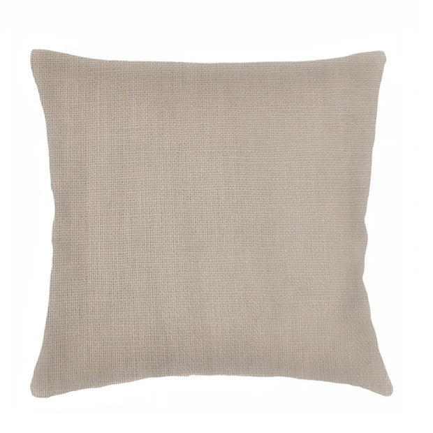 Anaya Home So Soft Linen Rustic Beige Pillow 20x20 With Down Insert