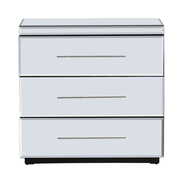 Crestview Collection Melrose Beveled Mirror Chest