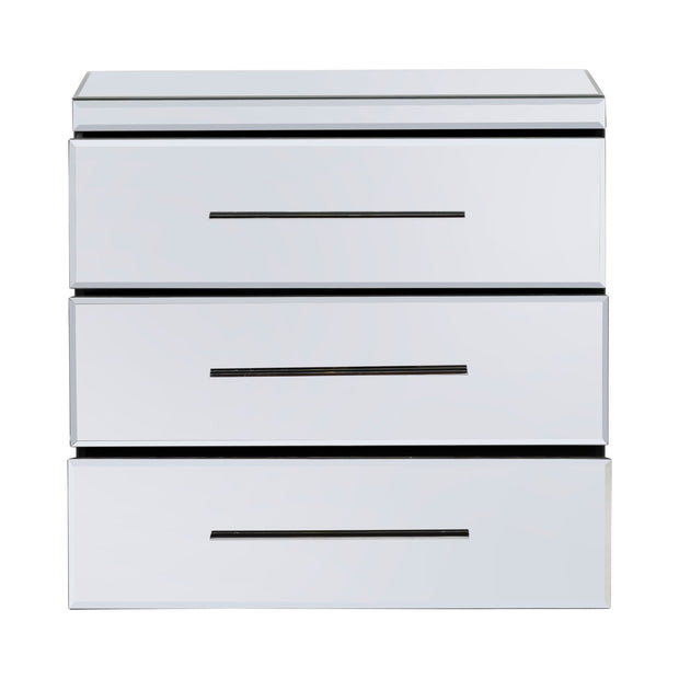 Crestview Collection Melrose Beveled Mirror Chest