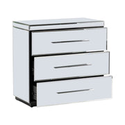 Crestview Collection Melrose Beveled Mirror Chest