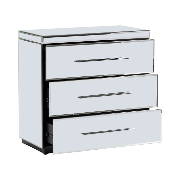Crestview Collection Melrose Beveled Mirror Chest
