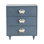 Crestview Collection Grand Bay Smoky Blue Acacia Wood Chest