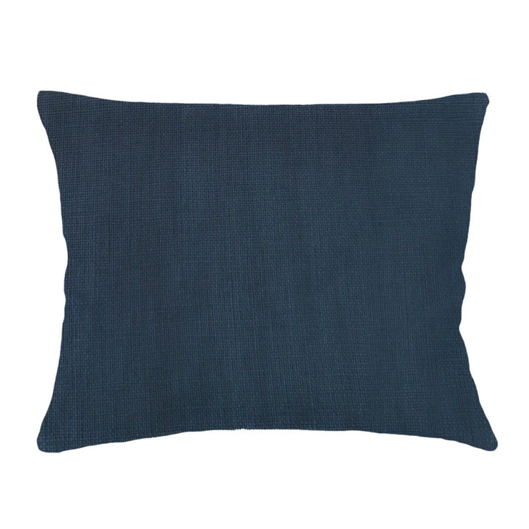 Anaya Home So Soft Linen Navy Dutch Euro Pillow 28x36 With Down Insert