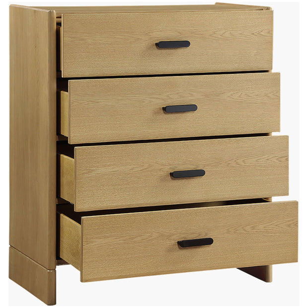 Surya Boda Modern Natural Oak 4 Drawer Dresser