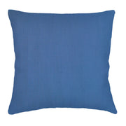 Anaya Home So Soft Linen Cobalt Blue Pillow 20x20 With Down Insert