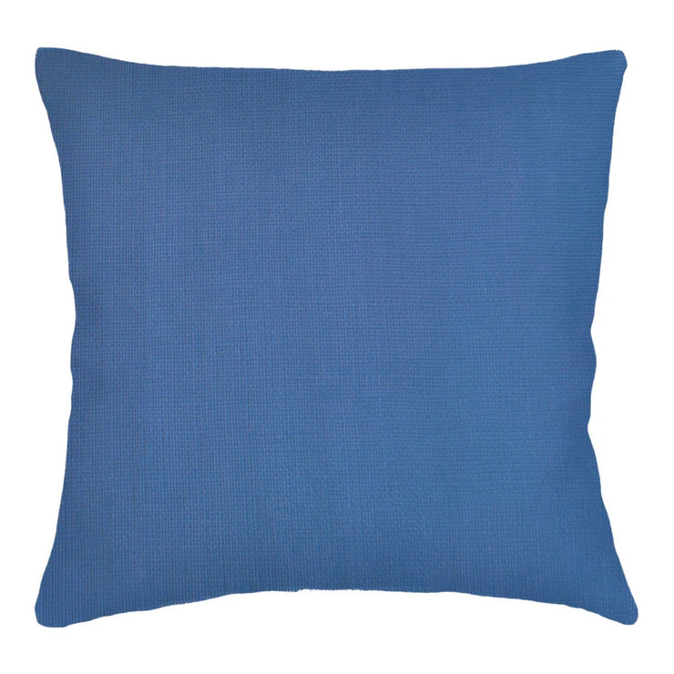Anaya Home So Soft Linen Cobalt Blue Euro Pillow 26x26 With Down Insert