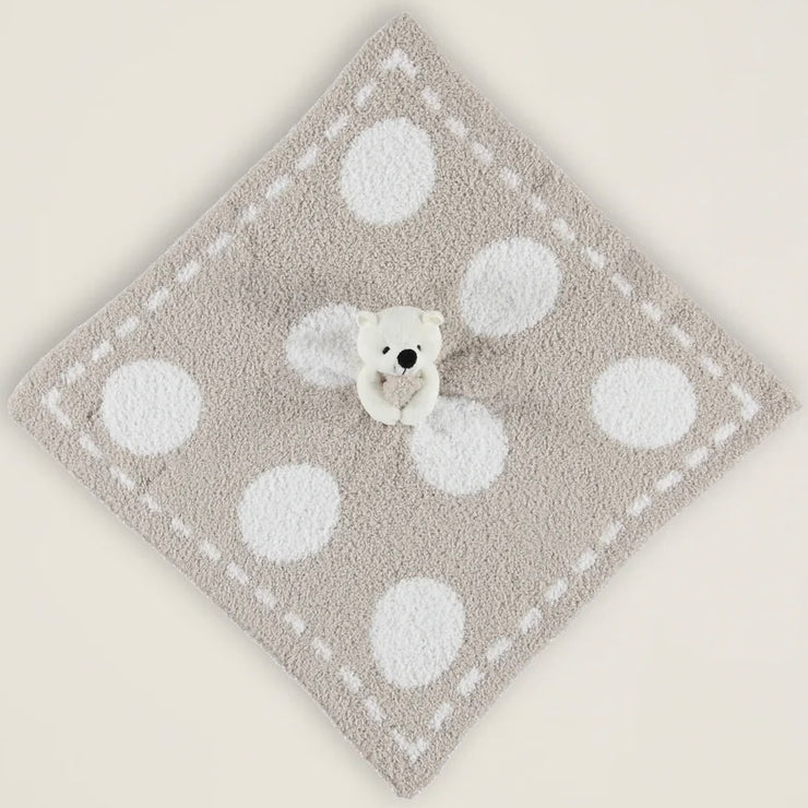 Barefoot Dreams CozyChic Dream Bear Buddie Baby Blanket ~ Stone Circles
