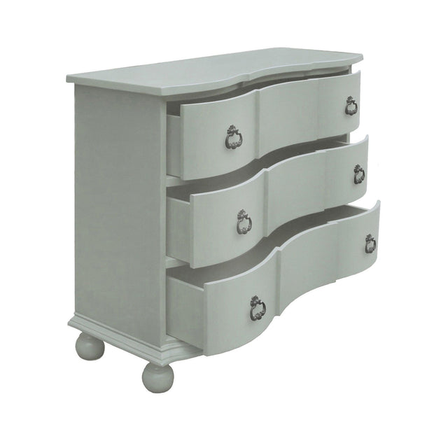 Crestview Collection Marissa Antique White 3- Drawer Chest