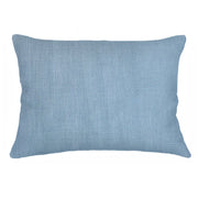Anaya Home So Soft Linen Coastal Blue Lumbar Pillow 14x20 With Down Insert