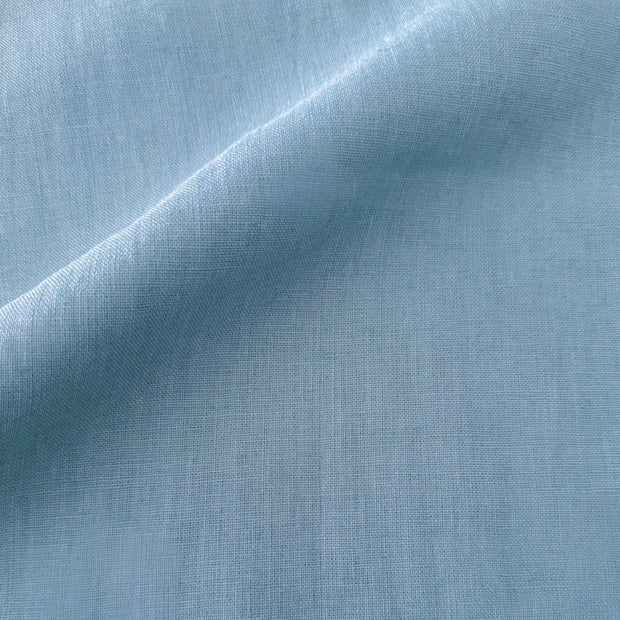 Anaya Home So Soft Linen Coastal Blue Dutch Euro Pillow 28x36 With Down Insert