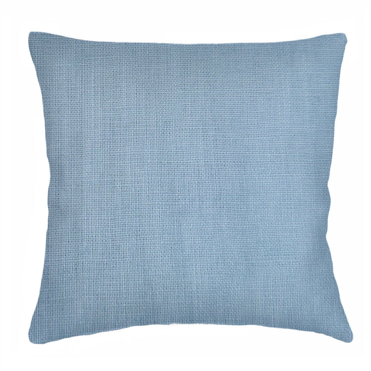 Anaya Home So Soft Linen Coastal Blue Pillow 20x20 With Down Insert