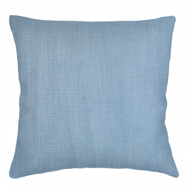 Anaya Home So Soft Linen Coastal Blue Euro Pillow 26x26 With Down Insert