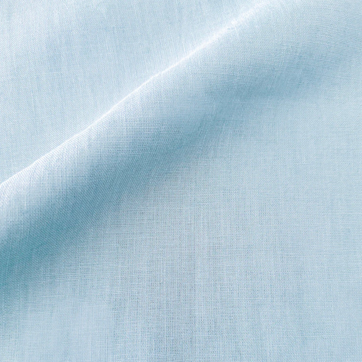 Anaya Home So Soft Linen Light Blue Dutch Euro Pillow 28x36 With Down Insert
