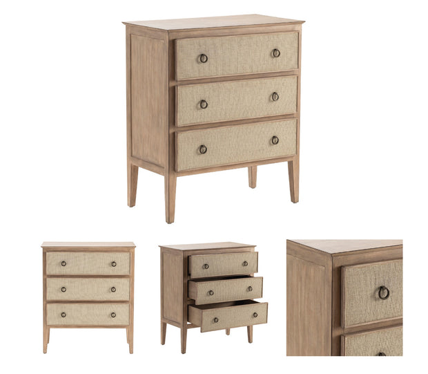 Crestview Collection Tampa Light Brown Pine Wood Chest