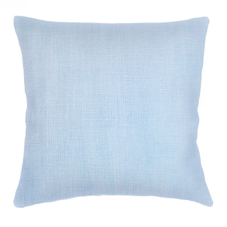 Anaya Home So Soft Linen Light Blue Dutch Euro Pillow 26 x26 With Down Insert
