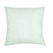 Anaya Home So Soft Linen Bright Aqua Dutch Euro Pillow 26 x26 With Down Insert