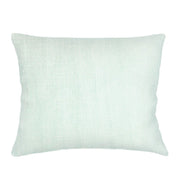 Anaya Home So Soft Linen Bright Aqua Dutch Euro Pillow 28x36 With Down Insert