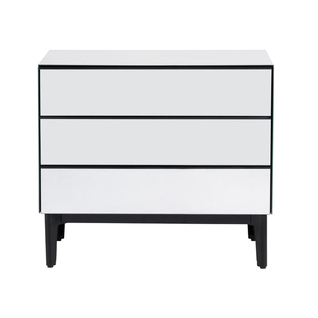 Crestview Collection Henley Mirror Three-Drawer Chest
