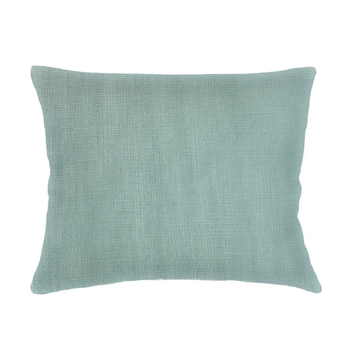 Anaya Home So Soft Linen Mint Green Dutch Euro Pillow 28x36 With Down Insert