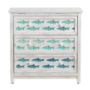 Crestview Collection Hilton Head White Wash Costal Chest