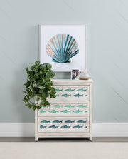 Crestview Collection Hilton Head White Wash Costal Chest