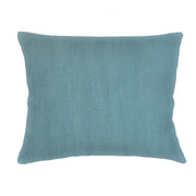 Anaya Home So Soft Linen Turquoise Dutch Euro Pillow 28x36 With Down Insert