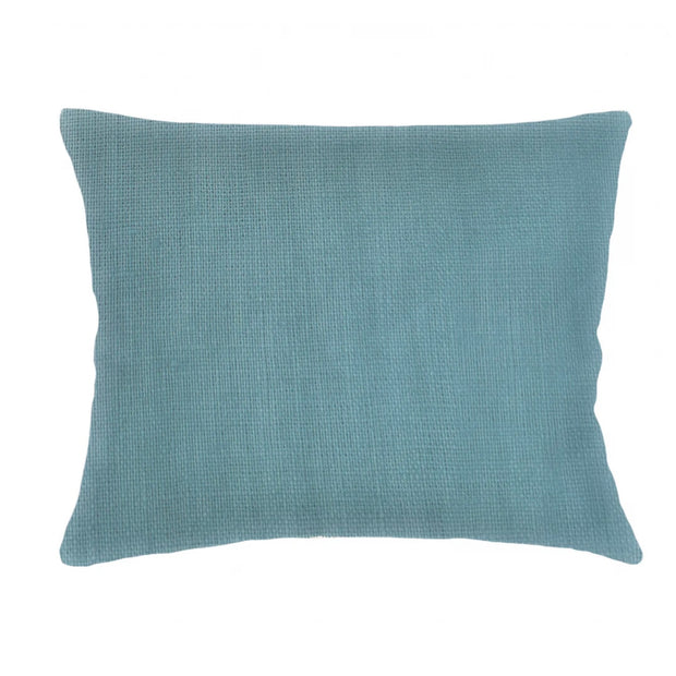 Anaya Home So Soft Linen Turquoise Dutch Euro Pillow 28x36 With Down Insert