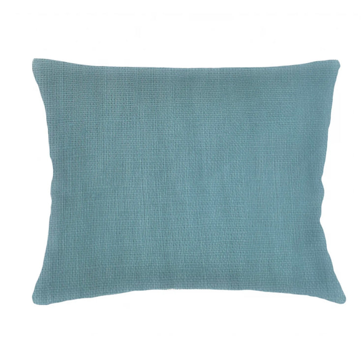 Anaya Home So Soft Linen Turquoise Dutch Euro Pillow 28x36 With Down Insert
