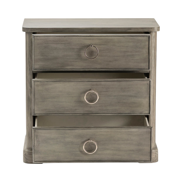 Crestview Collection Newton Gray Acacia Wood Chest