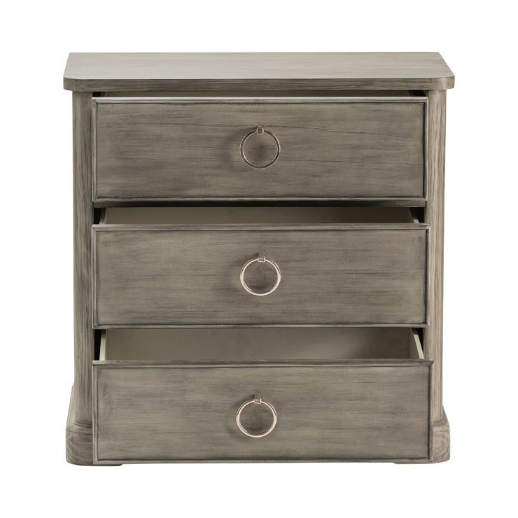 Crestview Collection Newton Gray Acacia Wood Chest