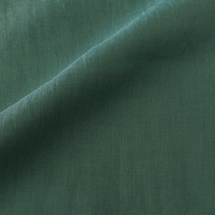 Anaya Home So Soft Linen Emerald Green Dutch Euro Pillow 28x36 With Down Insert