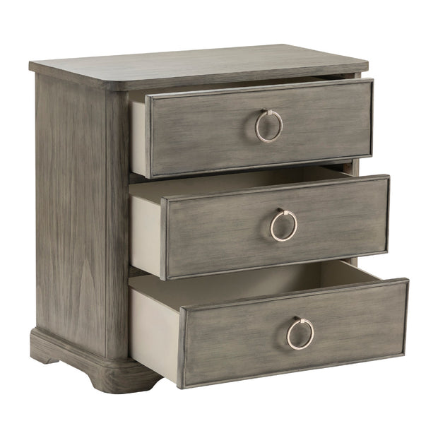 Crestview Collection Newton Gray Acacia Wood Chest