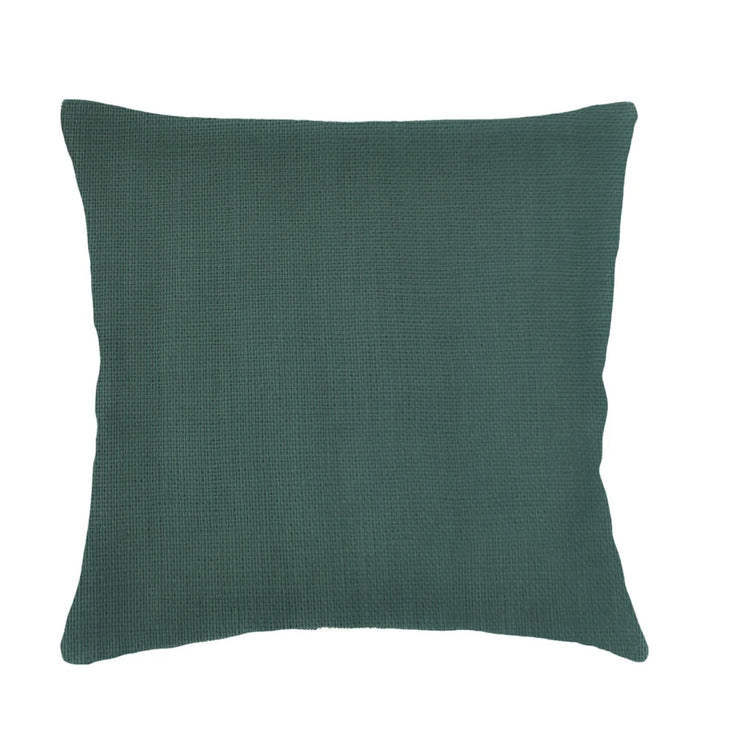 Anaya Home So Soft Linen Emerald Green Dutch Euro Pillow 26 x26 With Down Insert