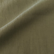 Anaya Home So Soft Linen Olive Green Euro Pillow 26x26 With Down Insert