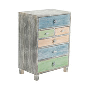 Crestview Collection Key West Multi Color Costal Chest