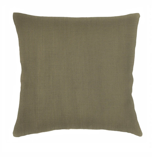 Anaya Home So Soft Linen Olive Green Euro Pillow 26x26 With Down Insert