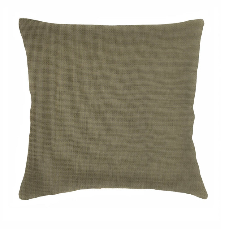 Anaya Home So Soft Linen Olive Green Euro Pillow 26x26 With Down Insert