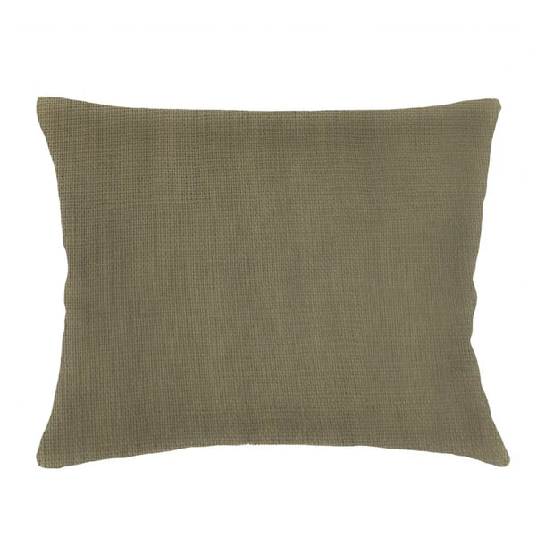 Anaya Home So Soft Linen Olive Green Dutch Euro Pillow 28x36 With Down Insert