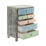 Crestview Collection Key West Multi Color Costal Chest