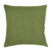 Anaya Home So Soft Linen Pure Green Pillow 20x20 With Down Insert