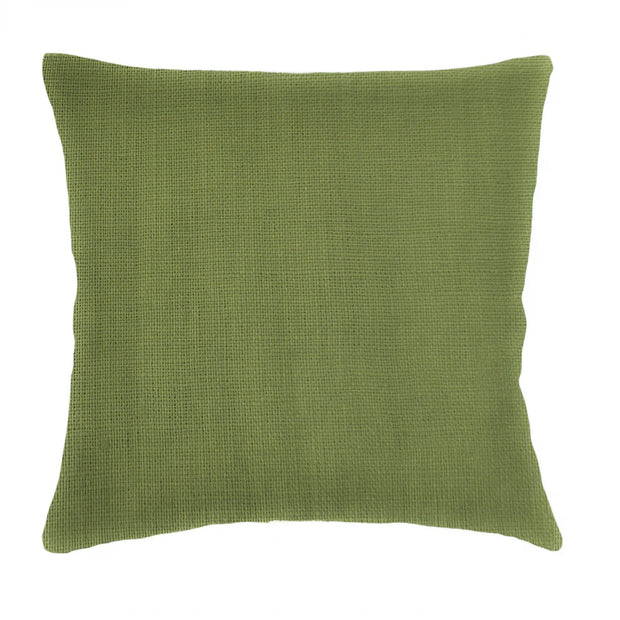 Anaya Home So Soft Linen Pure Green Pillow 20x20 With Down Insert